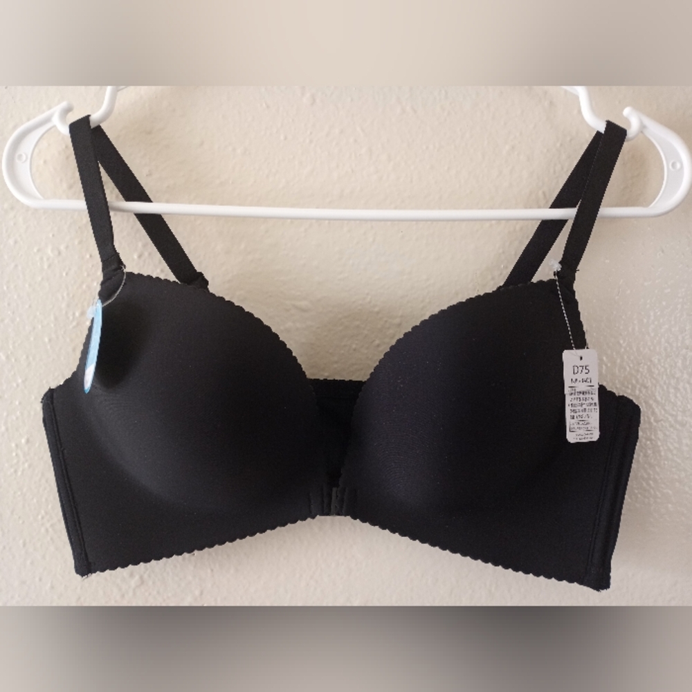 Aimerfeel Front Hook Wireless Push Up Bra, Set of 2